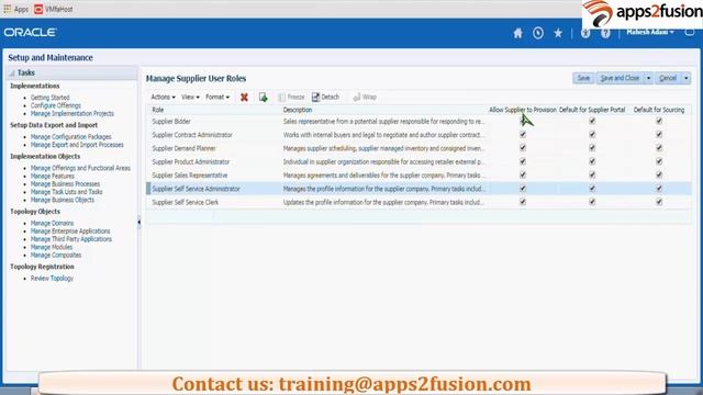 How to manage user supplier roles in Oracle Fusion Procure to Pay (P2P) смотреть онлайн