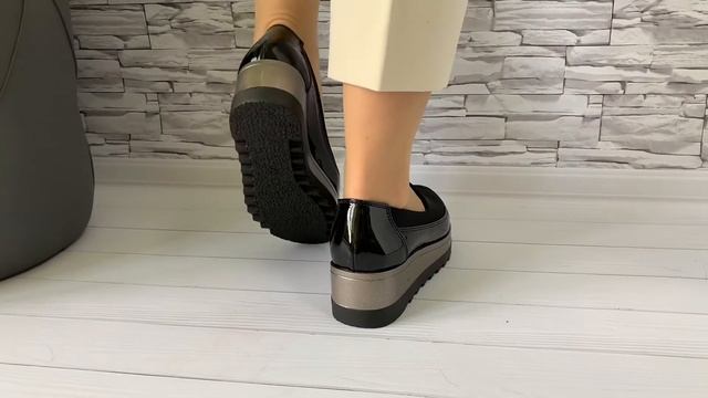 Туфли женские чёрные на танкетке смотреть онлайн