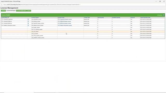 Windchill License Management Tool смотреть онлайн