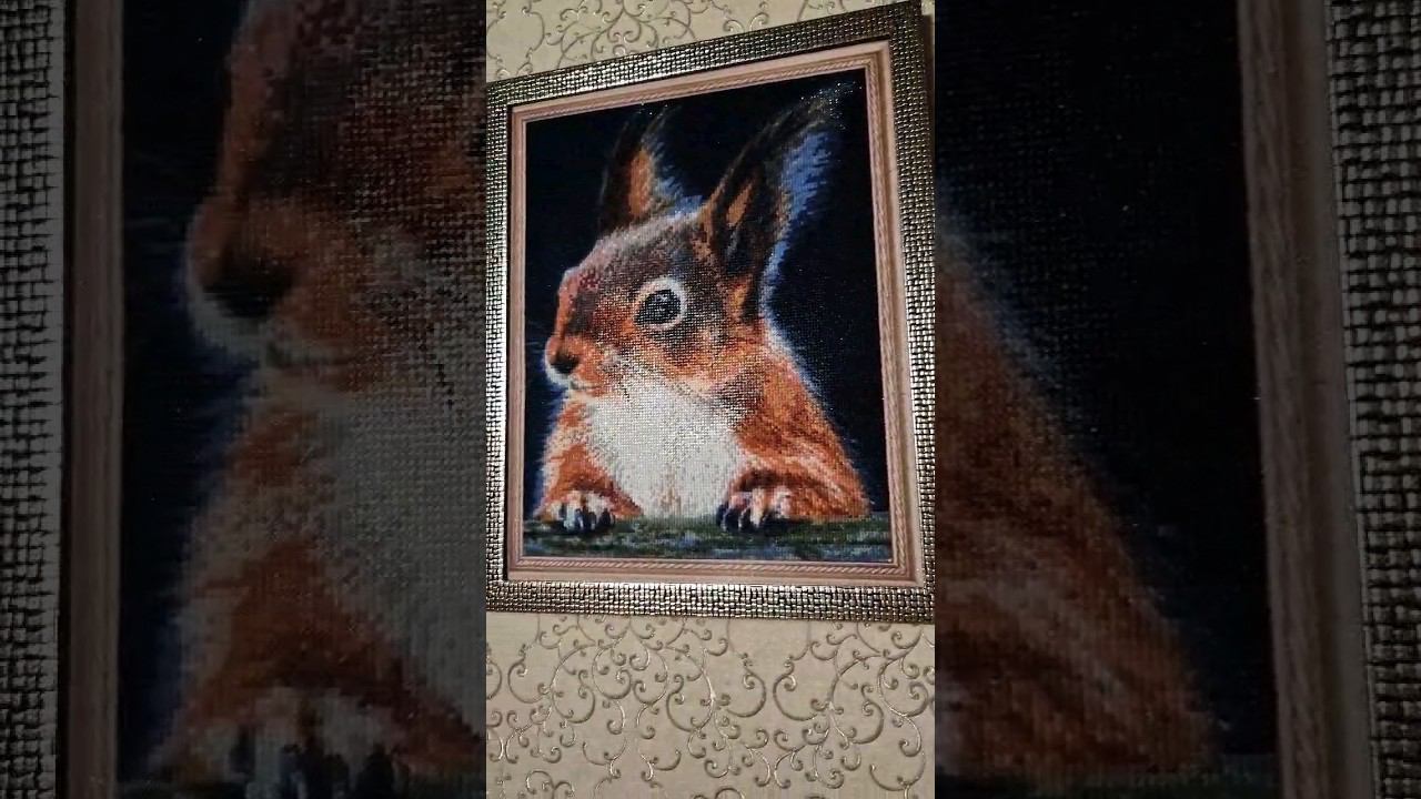 ▷Белочка Алмазная мозаика◁ смотреть онлайн