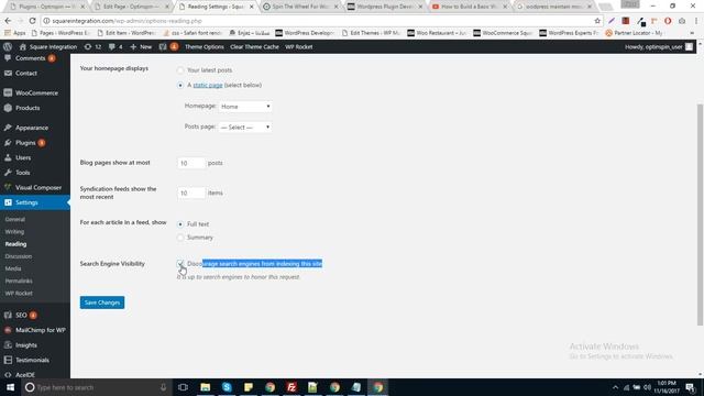 Wordpress Discourage search engines from indexing this site смотреть онлайн