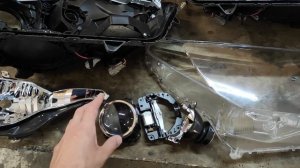 Тюнинг и улучшение фар на Toyota RAV4 установка светодиодных Bi Led линз и ПТФ