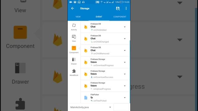 Upload/Download files in Firebase Chat in Sketchware смотреть онлайн