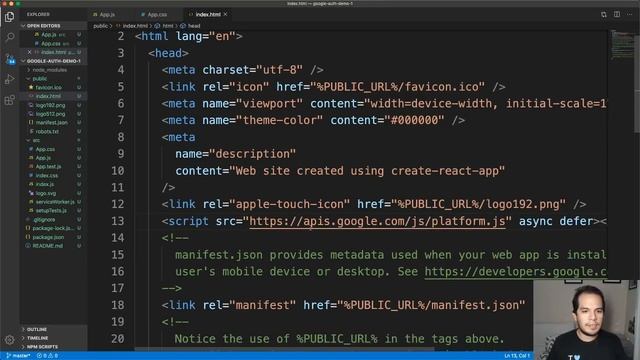 Using Google Sign-In for Websites in React смотреть онлайн