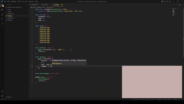 Image Trail Animation - HTML, CSS, JS смотреть онлайн