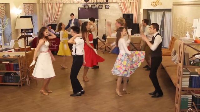 Танец на юбилее - Буги Вуги! Команда Анны Воскрес! смотреть онлайн