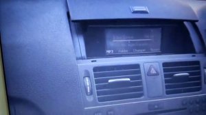 Navirider BENZ GLK aux sound setting method