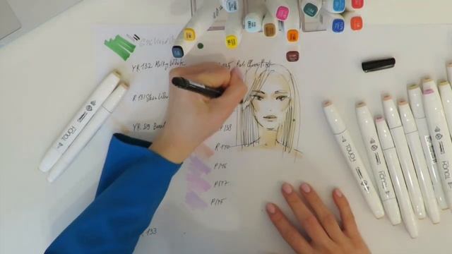 ✍?ОБЗОР МАРКЕРОВ И ЛИНЕРОВ TOUCH (мой любимый набор) смотреть онлайн