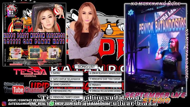 DJ MERAYU FULL BASS 2021 BY DJ TESSA MORENA | HAPPY PARTY MENDEM BATANDOS LOSS GAK PAKEK HATI смотреть онлайн