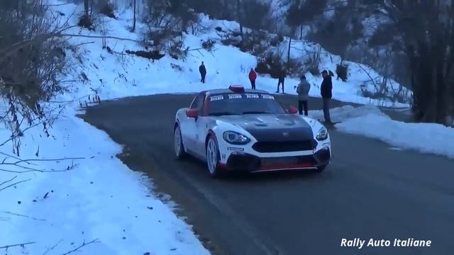 124 Abarth Rally Nei Test Pre-Rallye Di Montecarlo 2017 - (04/01/2017)(Realizzato Da Mat Rally)