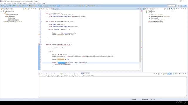 BFS WebCrawler implementation смотреть онлайн