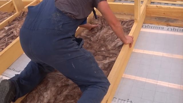 ✌5. Ceiling insulation. Пароизоляция. Утепление потолка смотреть онлайн