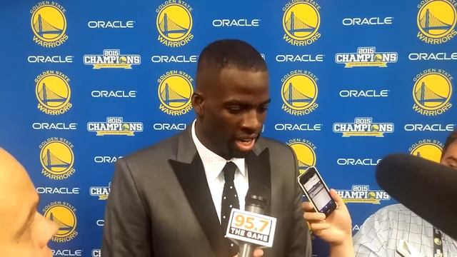 Draymond Green says he advised Festus Ezeli to settle down and find his rhythm смотреть онлайн