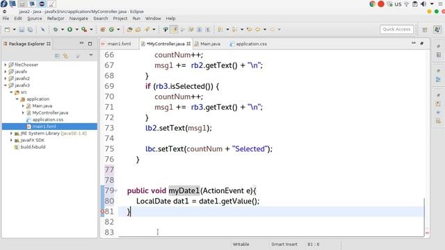 60 JAVA FX GUI Scene Builder Drag & Drop смотреть онлайн