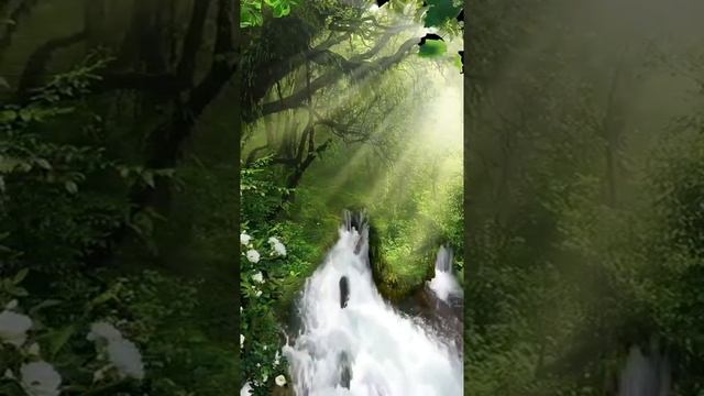 Удивительный вид, лечебная медитация под пение птиц, сон #Shorts смотреть онлайн