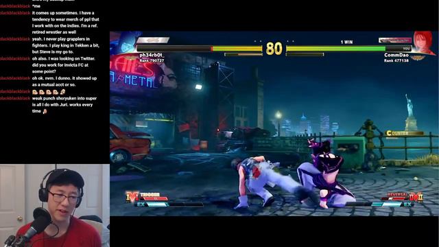 Juri (ph34Rb0t_) vs Akira - Street Fighter V смотреть онлайн
