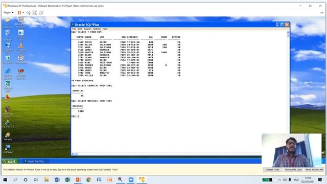 Group or Aggregate Functions used in oracle смотреть онлайн