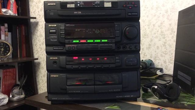 Aiwa Z-M2900, вставляем Bluetooth MP3 модуль смотреть онлайн