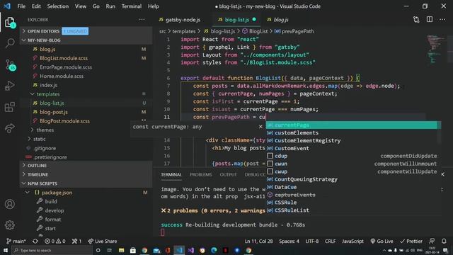 Gatsby Tutorial #6 - Add Pagination to the Blog смотреть онлайн