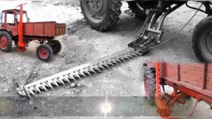 T-16МГ с косилкой и погрузчиком из Лего (мини-инструкция)