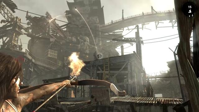 TOMB RAIDER 2013 PC :DETONADO colina do helicoptero,portao antigo,vista da torre e o fosso смотреть онлайн