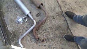 Замена резонатор (средняя часть) ваз 2110