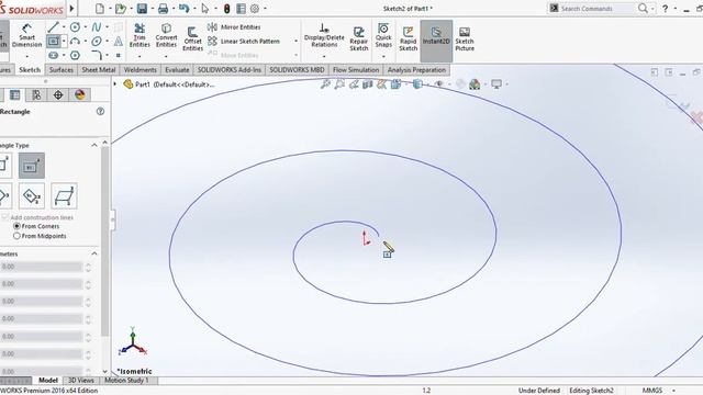 Tutorial Spiral SolidWorks смотреть онлайн