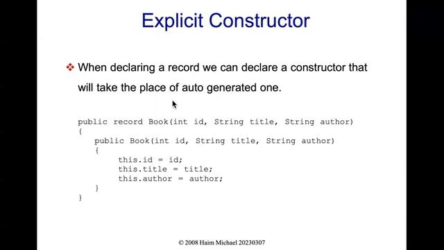 Record Classes in Java смотреть онлайн