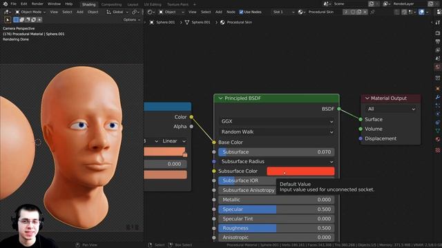 Procedural Skin Material (Blender Tutorial) смотреть онлайн