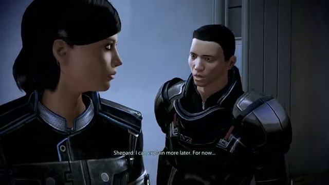 ME3-DLC Citadel: Samantha and Shepard in the entrance of Normandy - Kaidan & EDI смотреть онлайн