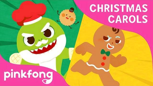 Baby Shark vs Gingerbread Man | Christmas Carol | Pinkfong Songs for Children смотреть онлайн