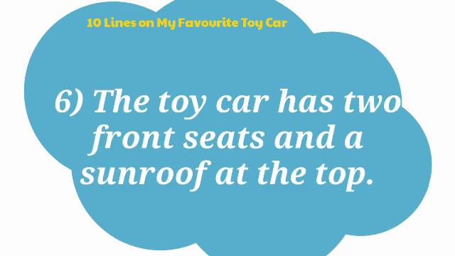 10 Lines on My Favourite Toy Car | Essay on My Favorite Toy lines |Speech on my favourite TOY RC Ca смотреть онлайн