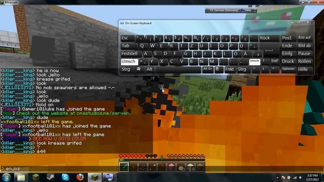 [PATCHED] How to type colors in minecraft chat (on Windows 7) смотреть онлайн