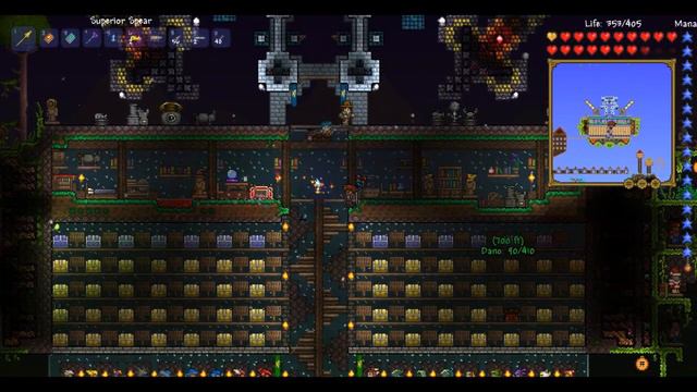 Terraria 1.2 - Fire Gauntlet + Magma Stone смотреть онлайн