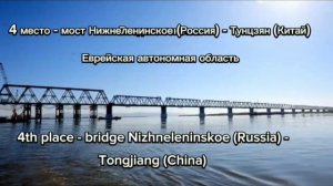 Самые длинные мосты России. Рейтинг.