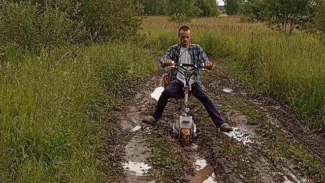 Внедорожный электросамокат или как я за грибами поехал. смотреть онлайн