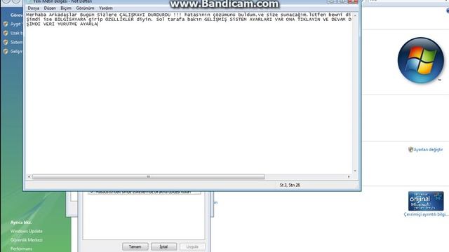 Çalışmayı Durdurdu Hatası Çözümü смотреть онлайн