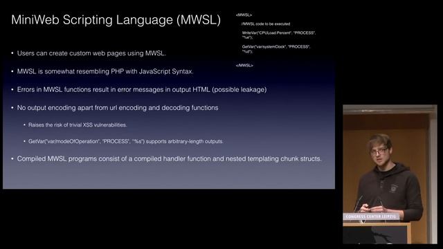 36C3 - A Deep Dive Into Unconstrained Code Execution on Siemens S7 PLCs смотреть онлайн