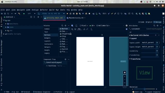 Kotlin - Android Studio Views & View Groups смотреть онлайн