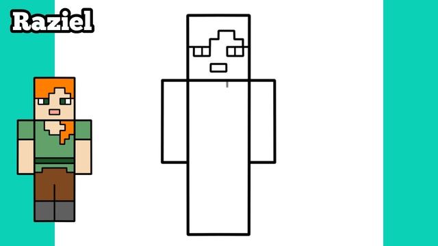 Comment dessiner Alex de Minecraft смотреть онлайн