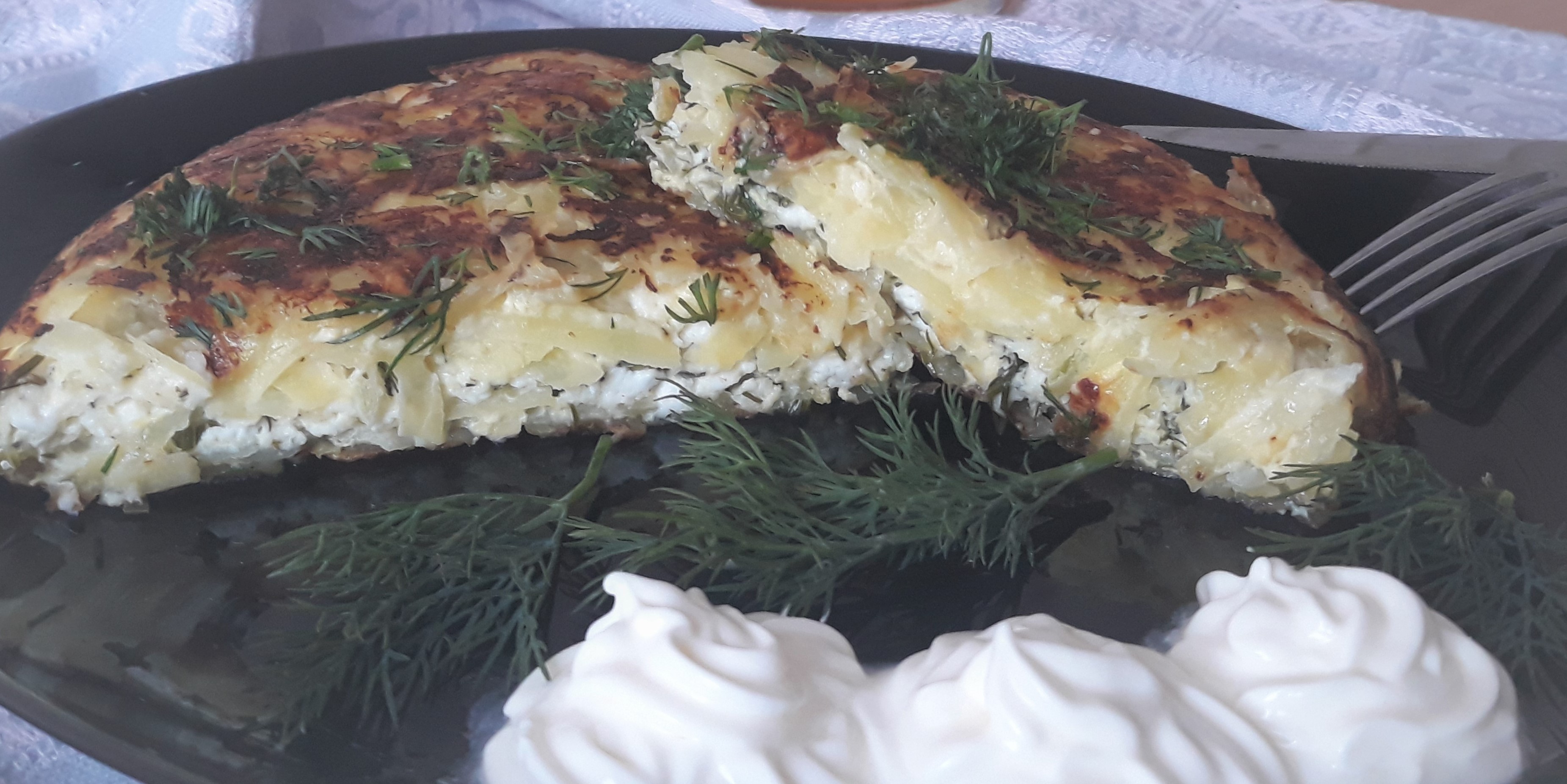 КАРТОФЕЛЬНЫЙ БЛИН С ТВОРОЖНОЙ НАЧИНКОЙ / БЫСТРЫЙ И ВКУСНЫЙ ЗАВТРАК