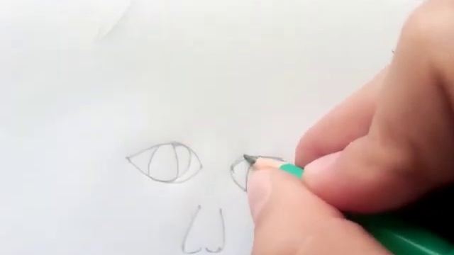 Как нарисовать части лица на бумаги смотреть онлайн