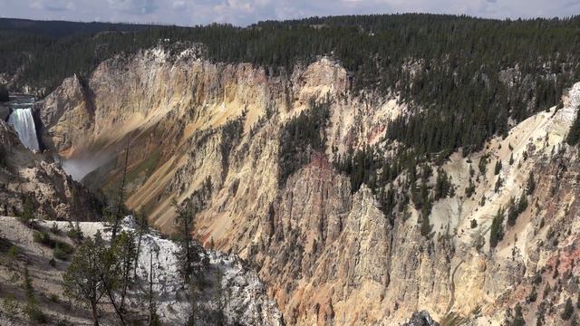 Grand Canyon of the Yellowstone National Park, USA [Amazing Places 4K] смотреть онлайн
