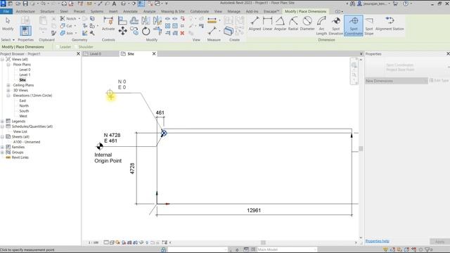 What's Internal origin point, Project base point, Survey point in Revit смотреть онлайн