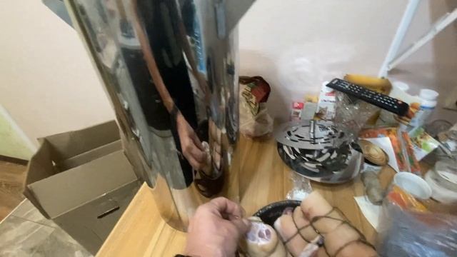 Грудинка и рулька горячего копчения