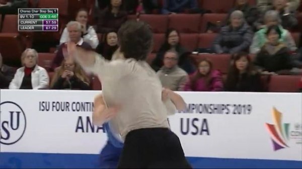 Piper GILLES / Paul POIRIER CAN Vincent Free Dance 2019 Four Continents