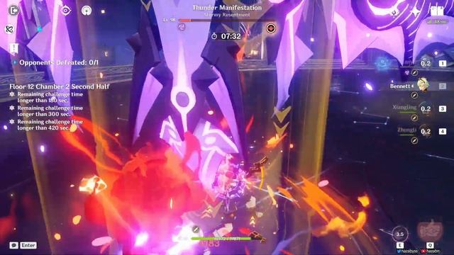 Nilou Bloom X Melt Ganyu | 3.7 Spiral Abyss Floor 12 Full Clear (9 Stars)