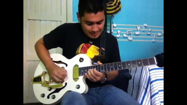 Game of love - Carlos Santana ft Michelle Branch (cover-sólo) Epiphone Wildkat Royale смотреть онлайн