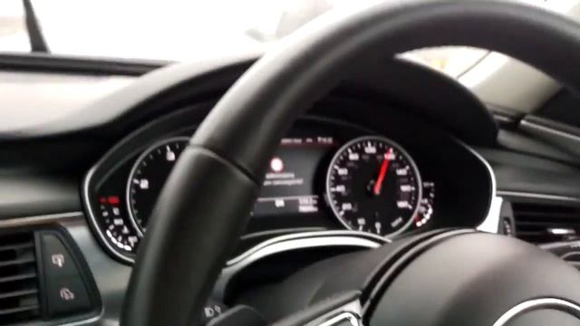 Audi a6 avant c7 3.0 tdi 245hp quattro - 200km/h in rain. смотреть онлайн