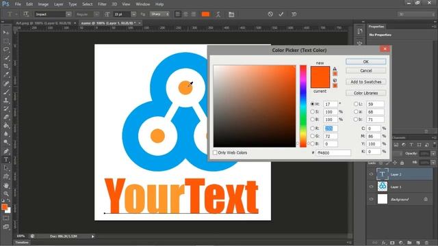 Make 2D/Simple Logo In Adobe Photoshop CS6 смотреть онлайн